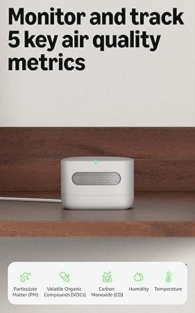 Amazon Smart Air Quality Monitor – Know your air, Works with Alexa